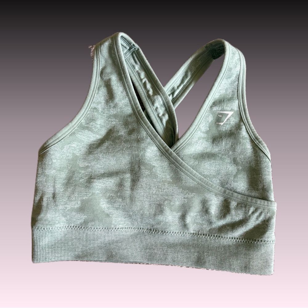 Gymshark Green Adapt Sports Bra sz S